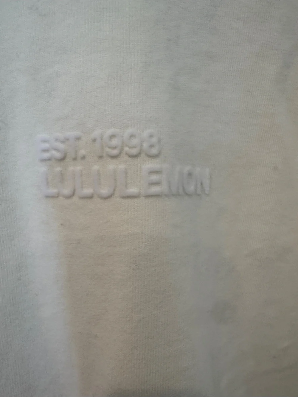 lululemon athletica women’s Light yellow oversized Crew Tee
